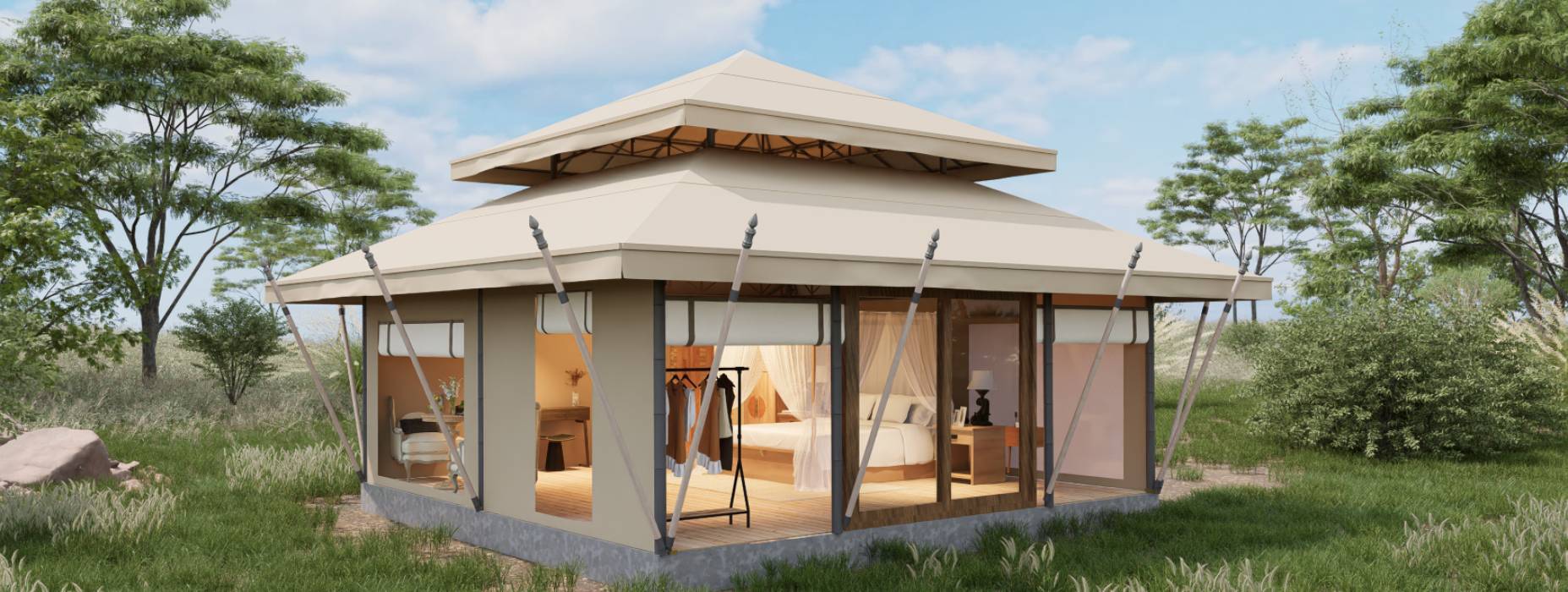 枝江市户外野奢帐篷